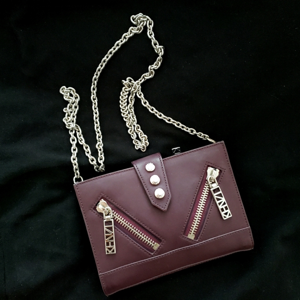 KENZO - PURPLE BURGUNDY CROSSBODY